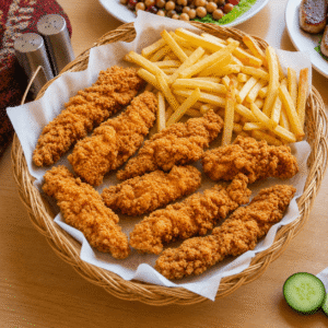 Fried Crispy Chicken Strips